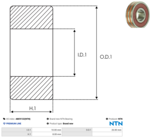 Roulement ABE9132(NTN)