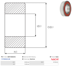 Roulement ABE9139(NACHI)