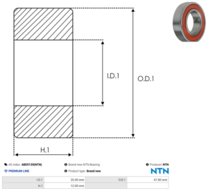 Roulement ABE9139(NTN)