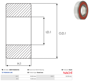 Roulement ABE9150(NACHI)