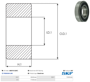 Roulement ABE9151(SKF)