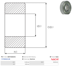 Roulement ABE9194(NACHI)