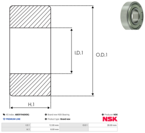 Roulement ABE9194(NSK)