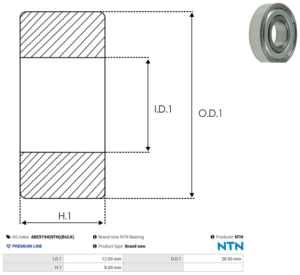 Roulement ABE9194(NTN)(BULK)