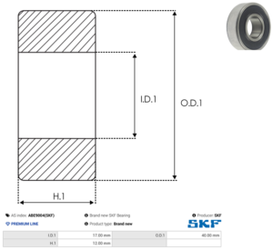 Roulement ABE9004(SKF)