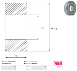 Roulement ABE9198(NSK)