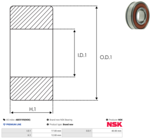 Roulement ABE9199(NSK)