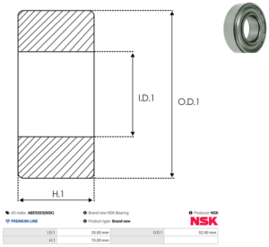 Roulement ABE9203(NSK)