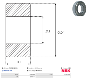 Roulement ABE9212(NSK)