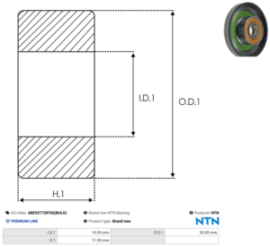 Roulement ABE9277(NTN)(BULK)