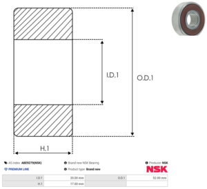 Roulement ABE9279(NSK)