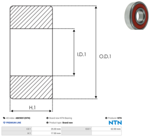 Roulement ABE9051(NTN)