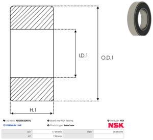 Roulement ABE9053(NSK)