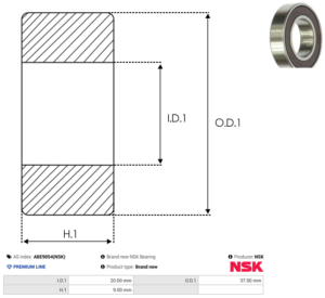 Roulement ABE9054(NSK)