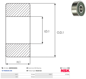 Roulement ABE9055(NSK)