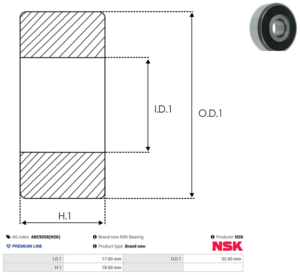 Roulement ABE9058(NSK)