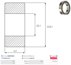 Roulement ABE9059(NSK)