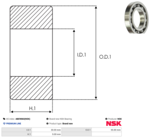 Roulement ABE9060(NSK)