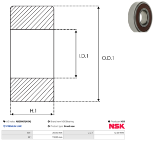 Roulement ABE9061(NSK)