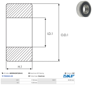 Roulement ABE9004(SKF)(BULK)