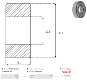 Roulement ABE9064(NACHI)