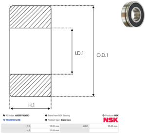 Roulement ABE9078(NSK)