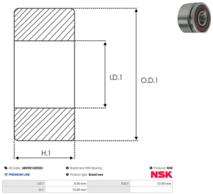 Roulement ABE9014(NSK)
