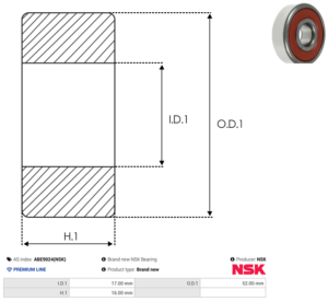 Roulement ABE9024(NSK)