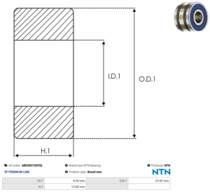 Roulement ABE9027(NTN)