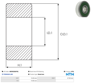 Roulement ABE9028(NTN)