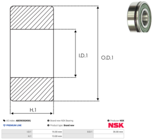 Roulement ABE9030(NSK)