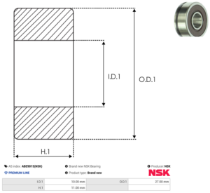 Roulement ABE9015(NSK)