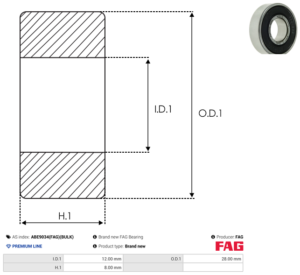 Roulement ABE9034(FAG)(BULK)