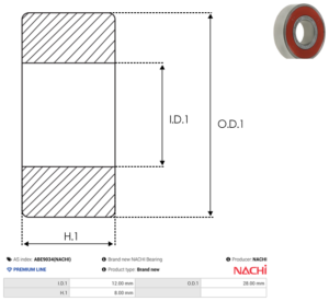 Roulement ABE9034(NACHI)