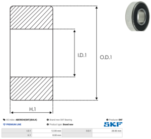 Roulement ABE9034(SKF)(BULK)
