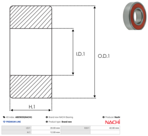 Roulement ABE9035(NACHI)
