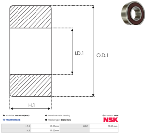 Roulement ABE9036(NSK)