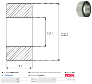 Roulement CBE9003(NSK)