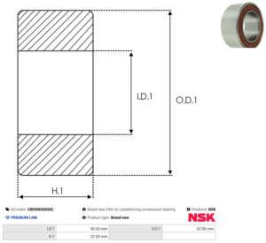 Roulement CBE9004(NSK)