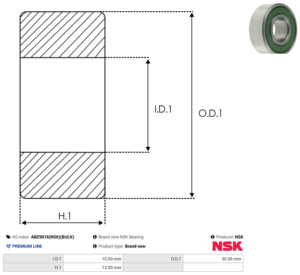 Roulement ABE9016(NSK)(BULK)