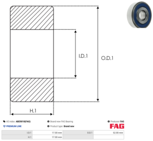 Roulement ABE9018(FAG)