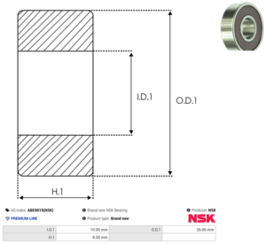 Roulement ABE9019(NSK)