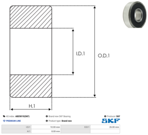 Roulement ABE9019(SKF)