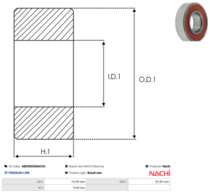 Roulement ABE9020(NACHI)