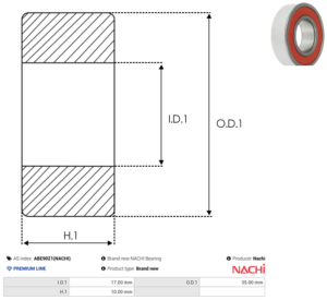 Roulement ABE9021(NACHI)