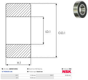 Roulement ABE9021(NSK)