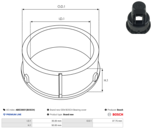 Bague plastique ABEC0001(BOSCH)