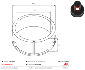 Bague plastique ABEC0004