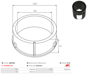 Bague plastique ABEC0005