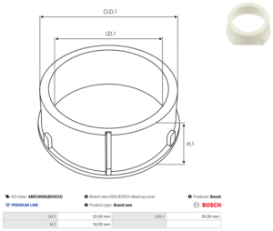 Bague plastique ABEC0006(BOSCH)
